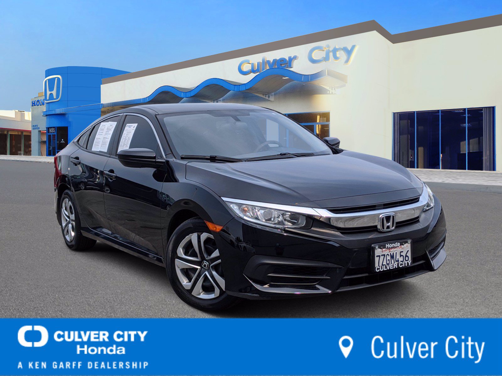 Certified Pre Owned 17 Honda Civic Sedan Lx 4dr Car In Culver City Hk Culver City Honda